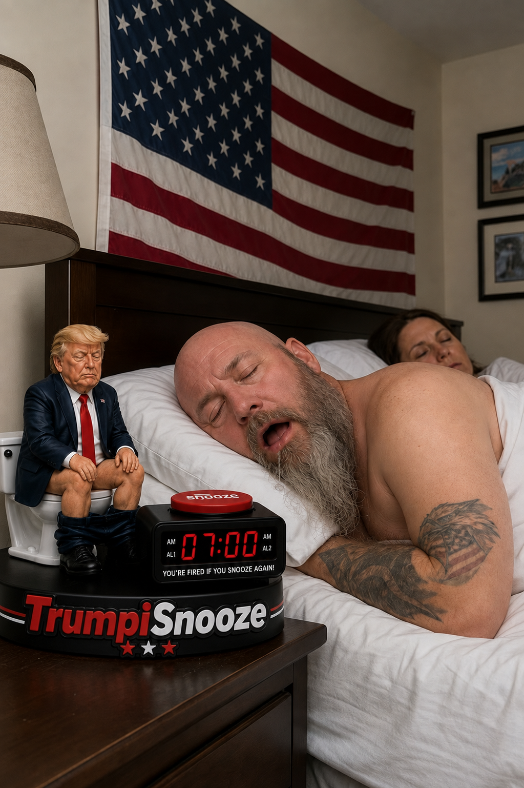 TrumpiSnooze™ Alarm Clock