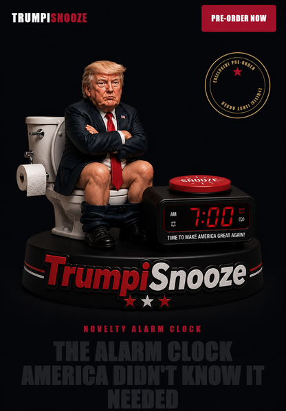 TrumpiSnooze novelty alarm clock